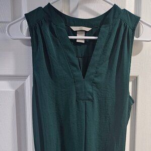 H&M Women's Sleeveless Green Dress
